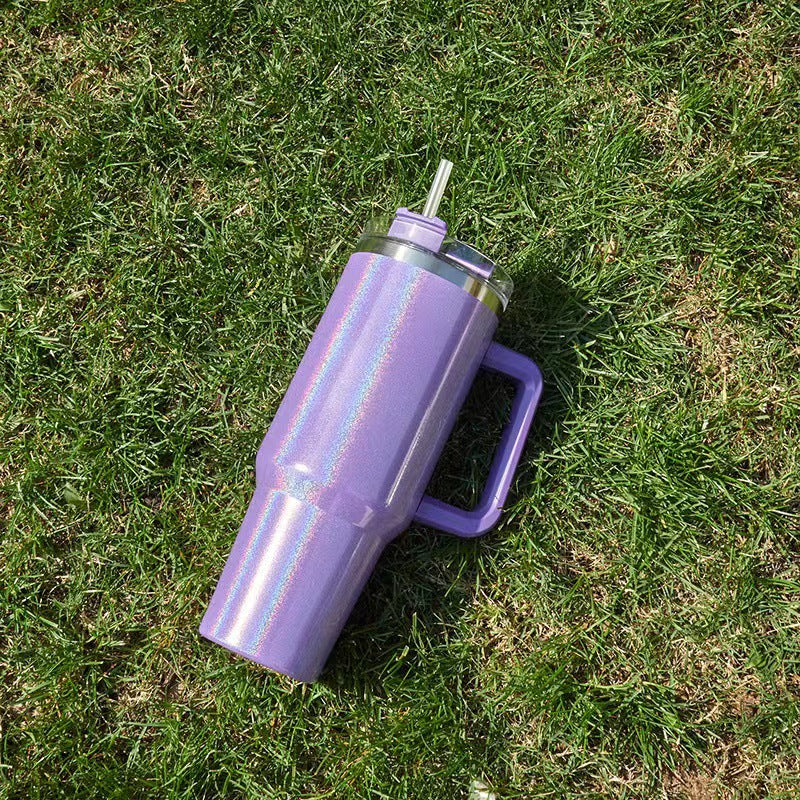Wholesale 304 stainless steel rainbow paint 40oz car cup